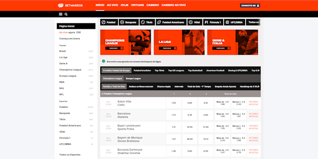 Betway 10 euros gratis